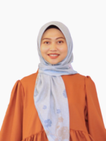 Hijab Pattern Anyelir - Baby Blue