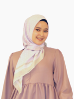 Hijab Pattern Anyelir - Lilac