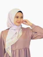 Hijab Pattern Anyelir - Lilac