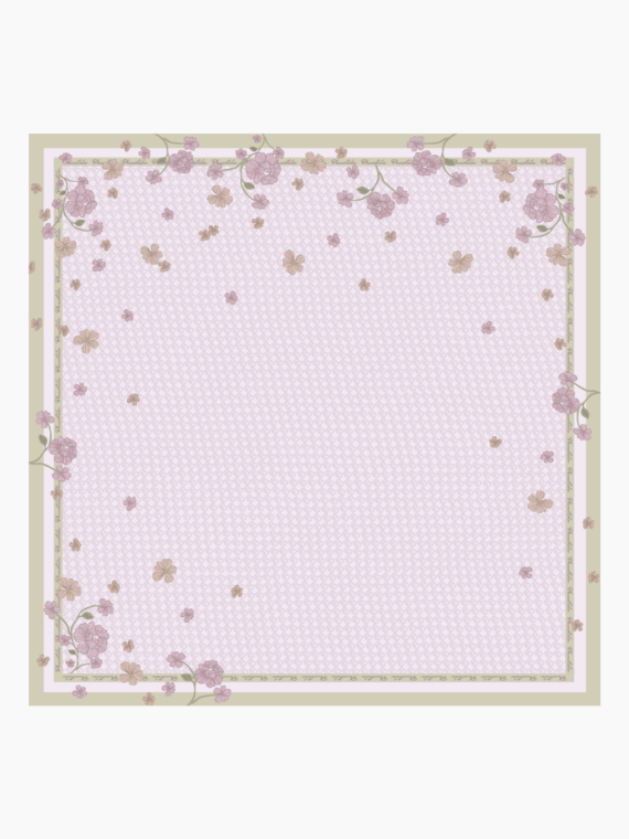Hijab Pattern Anyelir - Lilac