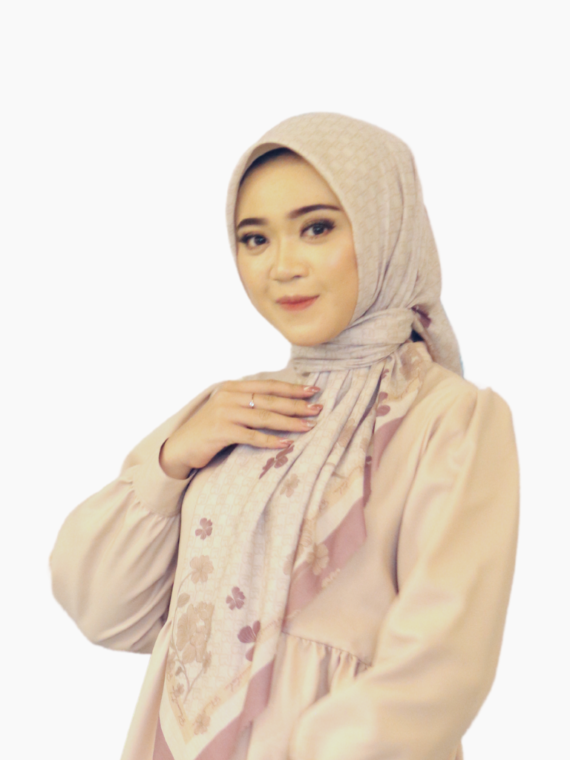 Hijab Pattern Anyelir - Milo