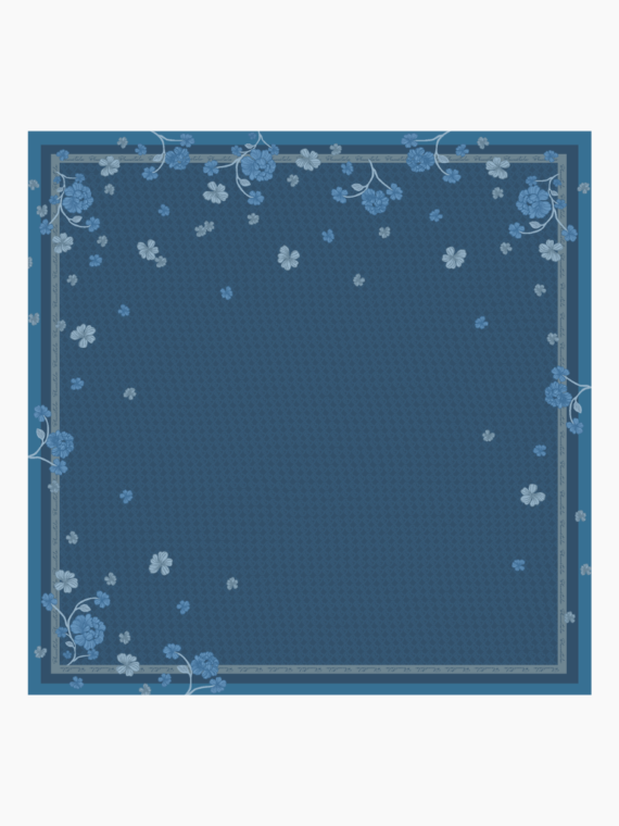 Hijab Pattern Anyelir - Navy