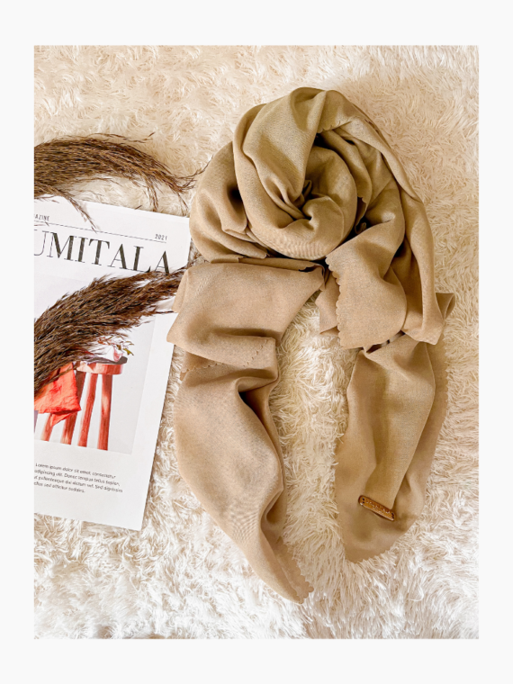 Hijab Polos Dianthus - Khaky