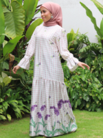 Bhumitala - Dress Raya Flower Series - Nude