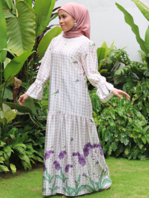 Bhumitala - Dress Raya Flower Series - Nude