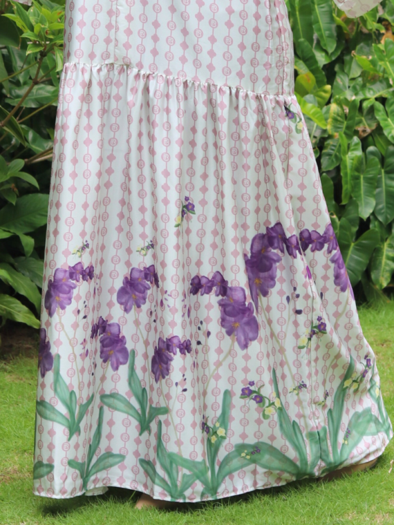 Bhumitala - Dress Raya Flower Series - Nude