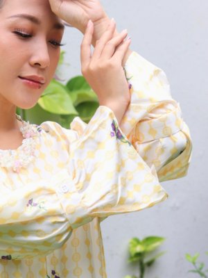 Bhumitala - Dress Raya Flower Series - Yellow 02