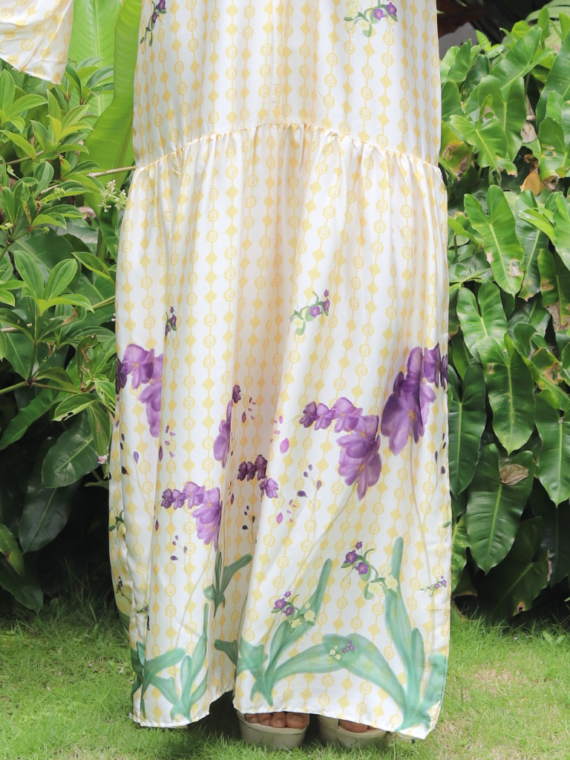 Bhumitala - Dress Raya Flower Series - Yellow