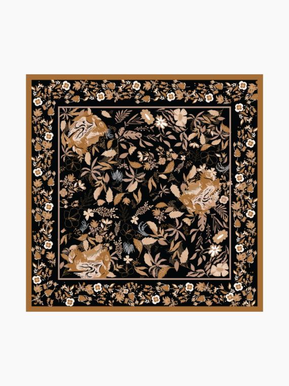 Bhumitala - Hijab Printing Gemah Ripah Loh Jinawi Series - Black