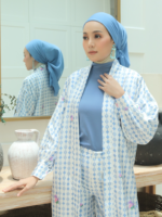 Bhumitala - One Set Outer Moon Orchid Flower Series - Light Blue