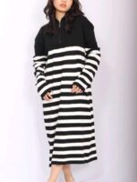 Bhumitala - Midi Dress Wanita Alula Garis