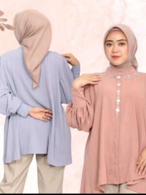 Daily Top Blouse Shakila Kemeja Agnes - Bhumitala