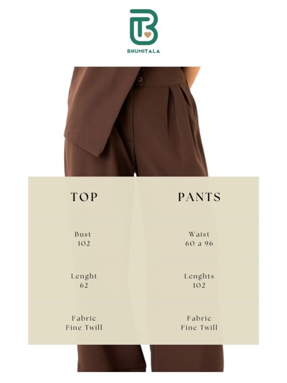 Bhumitala-Bexa One Set Vest -Brown