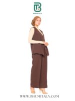 Bhumitala-Bexa One Set Vest -Brown