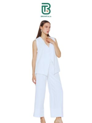 Bhumitala - Bexa Vest - White