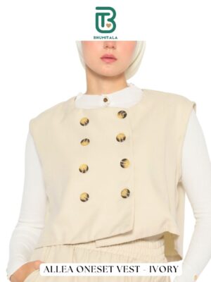 Bhumitala - Allea Set Vest - Ivory