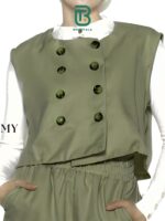 Bhumitala - Allea Set Vest - Army