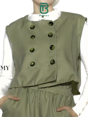 Bhumitala - Allea Set Vest - Army