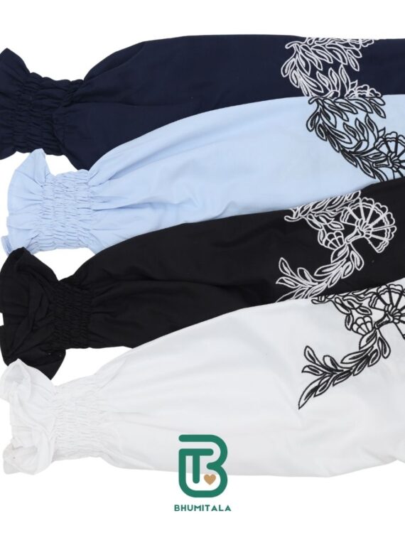 Bhumitala - Cotton Bordir Blouse - White