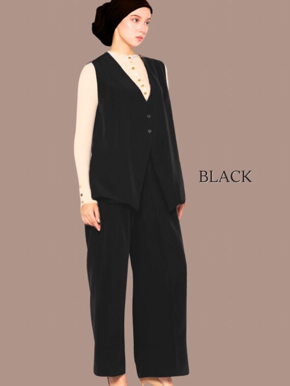 Bhumitala - Bexa Vest Pants - Black