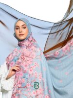 Bhumitala - Hijab Printing Fujisan - Blue