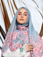 Bhumitala - Hijab Printing Fujisan - Blue