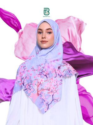 Bhumitala - Hijab Printing Fujisan - purple