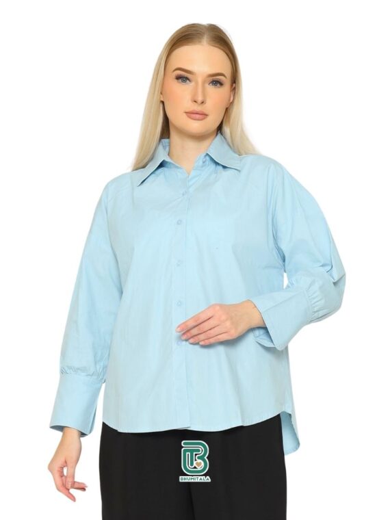 Bhumitala Oversized Cotton Shirt offers - black